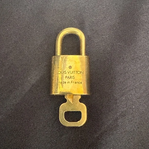 Louis Vuitton Gold Padlock with Key #310 - Picture 2 of 3